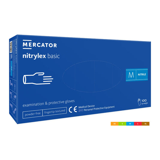 Mercator Nitrylex Basic Nitriilikäsine M 100 kpl tutkimuskäsine 