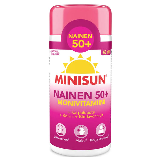 Minisun Monivitamiini Nainen 50+ 60 tablettia