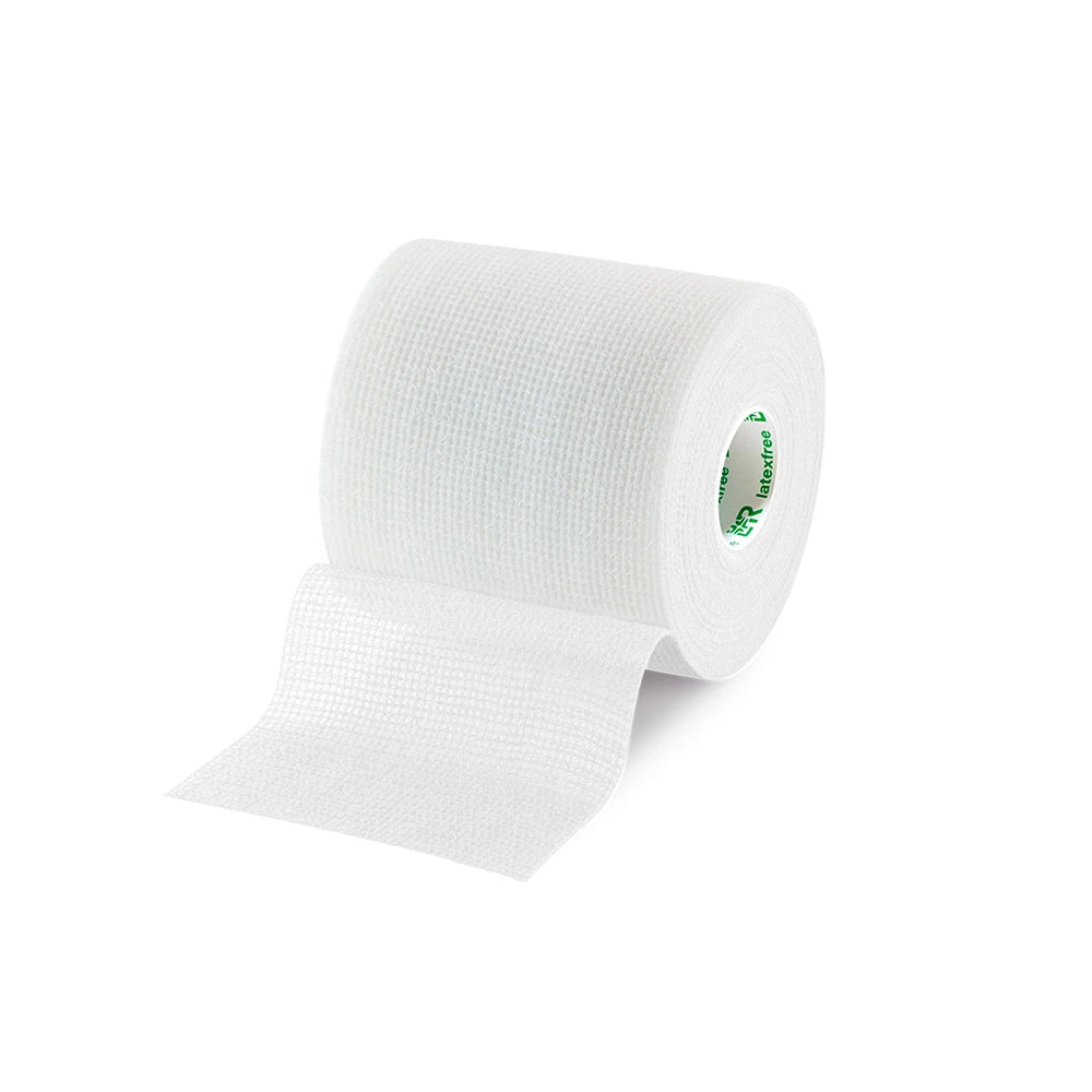 MOLLELAST Haft valkoinen tarttuva side 8 cm x 4 m