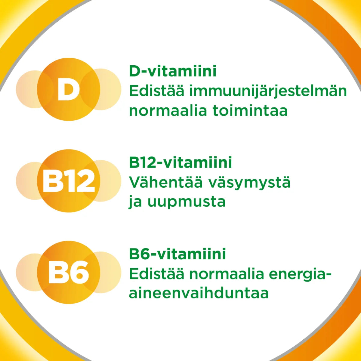 Multi-tabs vitamin D boost multivitamin 60 kpl sisältää myös B-vitamiineja