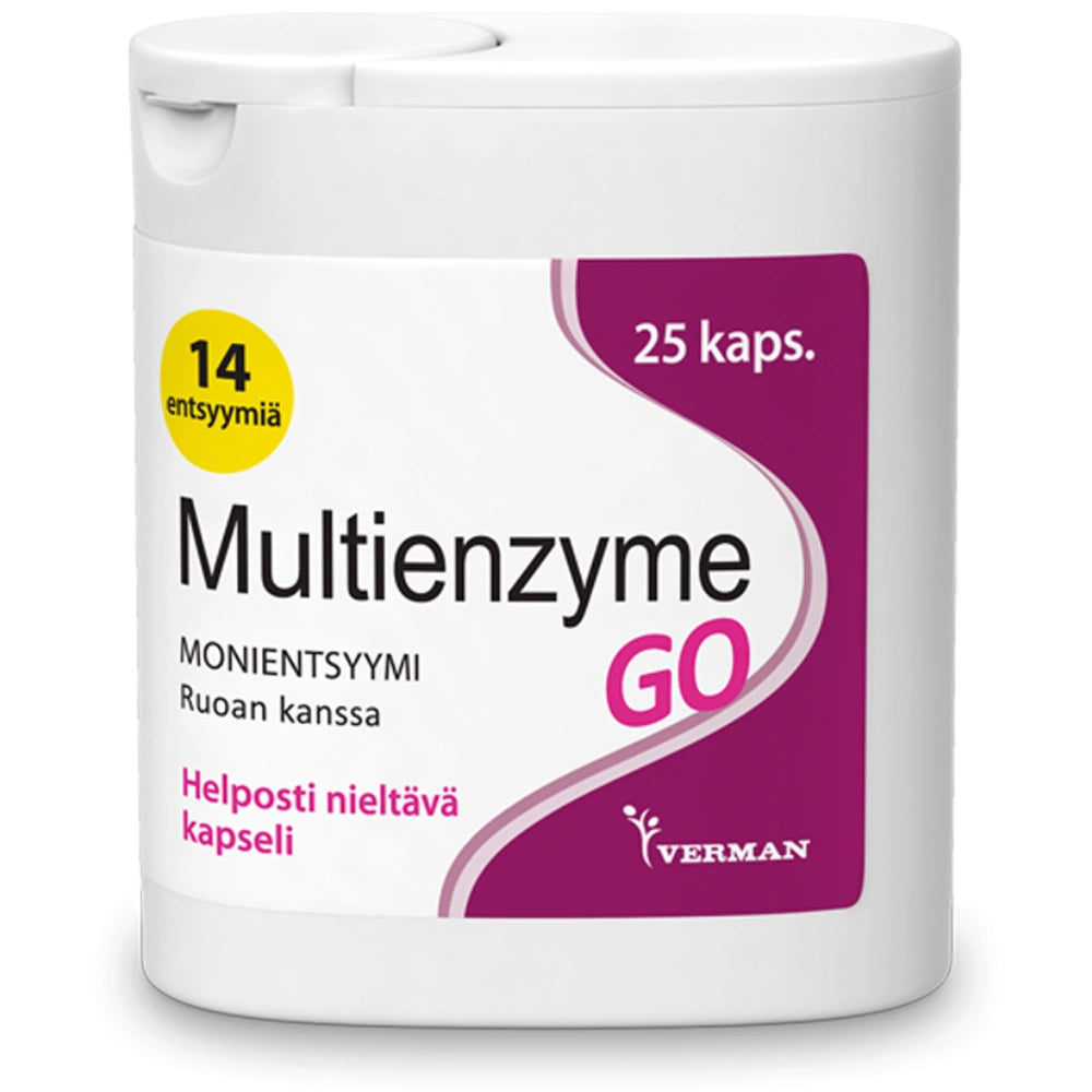 MULTIENZYME Go monientsyymikapseli 25 kpl