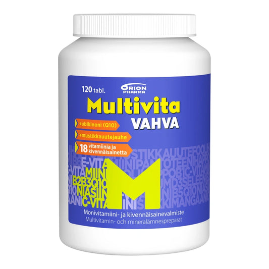 MULTIVITA Vahva monivitamiinitabletti 120 kpl