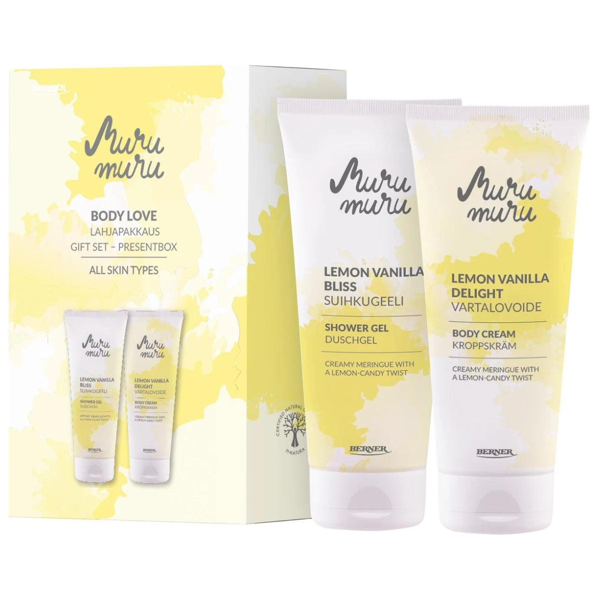 Murumuru Body Love – sitruuna-vaniljan tuoksuinen hemmottelulahja vartalolle