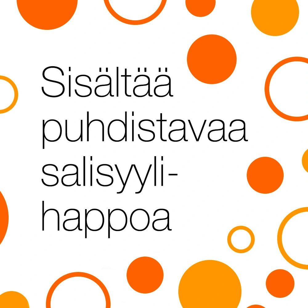 NEUTROGENA Clear & Defend Facial Scrub kuorintavoide  sisältää puhdistavaa salisyylihappoa