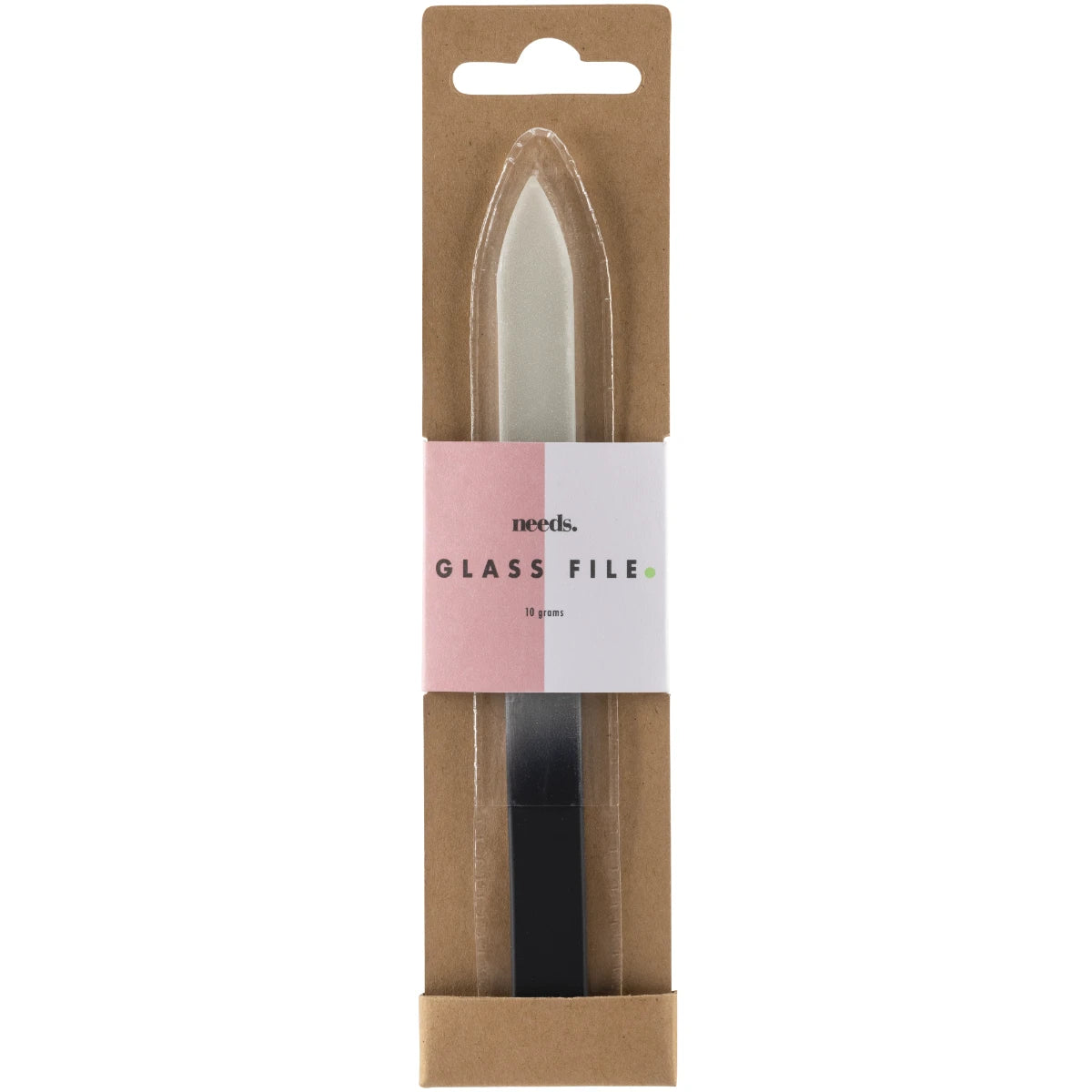 NEEDS Lasiviila 1 kpl on valmistettu karkaistusta lasista. Kestävä valinta kynsien tasoittamiseen.