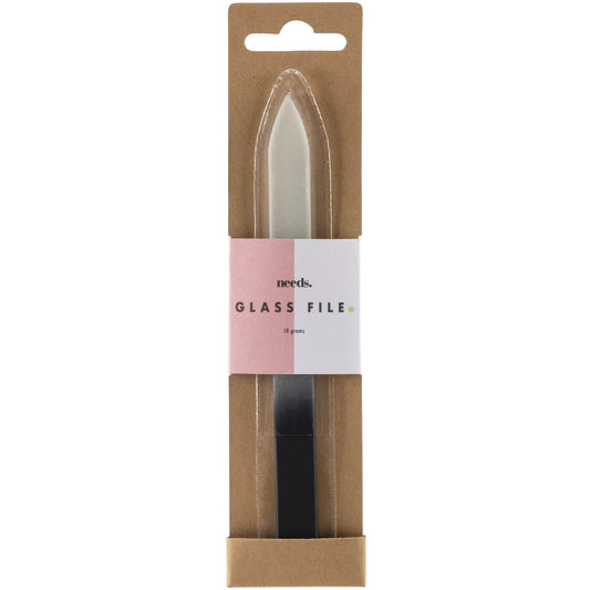 NEEDS Lasiviila 1 kpl on valmistettu karkaistusta lasista. Kestävä valinta kynsien tasoittamiseen.