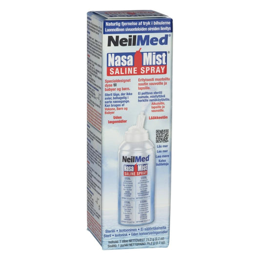 NeilMed NasaMist nenäsuihke 75 ml suolavesiliuos sumute aikuisille ja lapsille