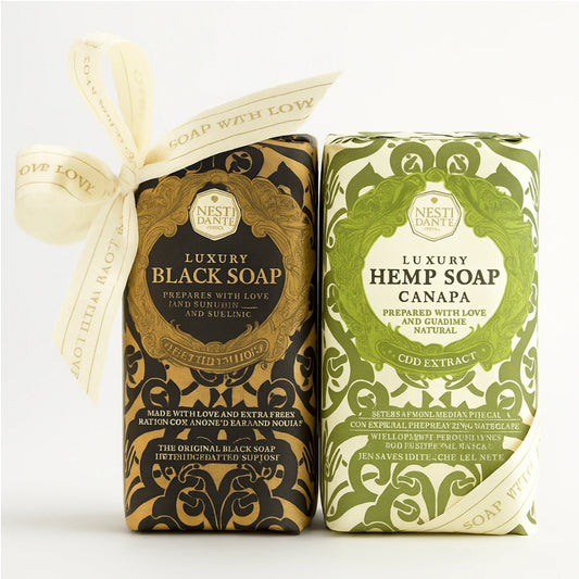 Nesti Dante Black & Hemp lahjapakkaus 2 x 250 g