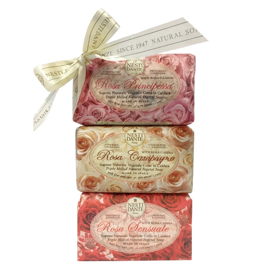 Nesti Dante Le Rose -lahjapakkaus 3 x 150 g