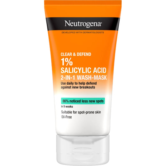 NEUTROGENA Clear & Defend Wash-Mask puhdistusnaamio 150 ml
