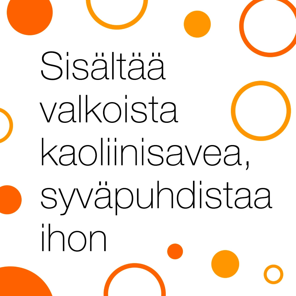 NEUTROGENA Clear & Defend Wash-Mask puhdistusnaamio sisältää valkoista kaoliinisavea