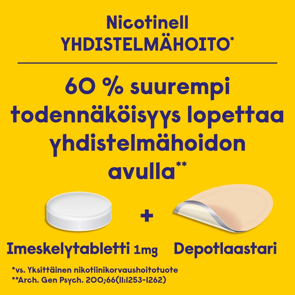 NICOTINELL MINT 1 mg imeskelytabletti