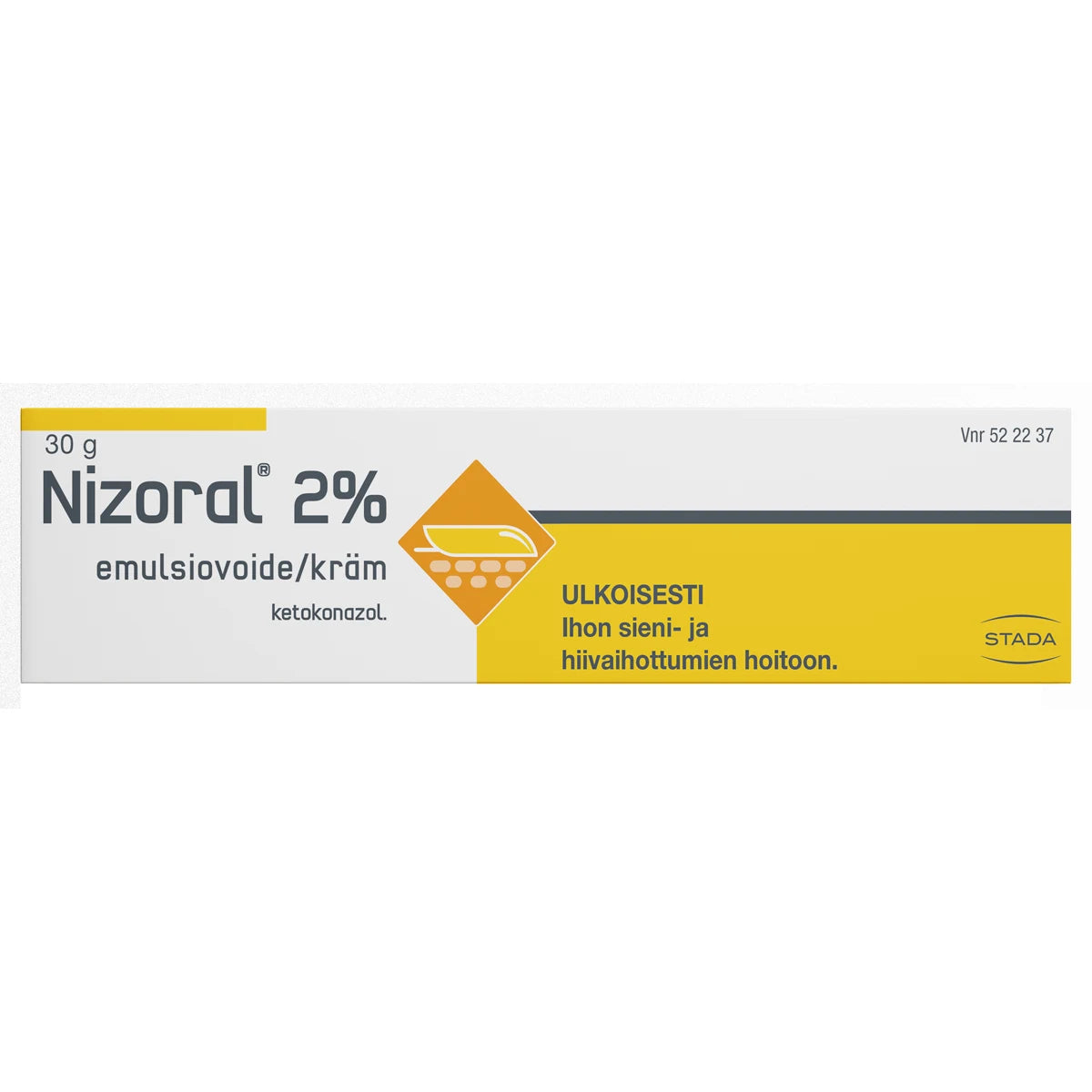 NIZORAL 20 mg/g emulsiovoide 30 g sieni-ja hiivaihottumien hoitoon