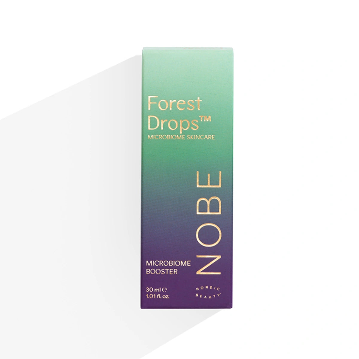 NOBE Forest Drops Microbiome Booster 30 ml palauttaa ihon mikrobiomin luonnollisen tasapainon