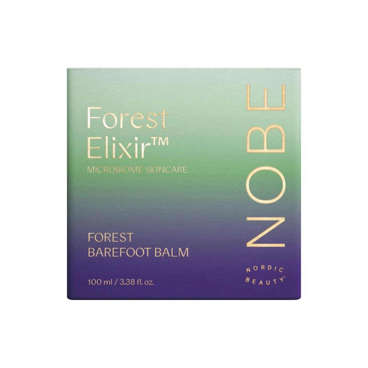 Nobe Forest Elixir Barefoot Balm jalkavoide 100 ml – syväkosteuttava jalkavoide metsämikrobiuutteella