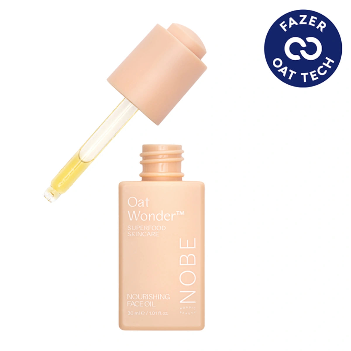 NOBE Oat Wonder Nourishing Face Oil kasvoöljy pipettipullossa