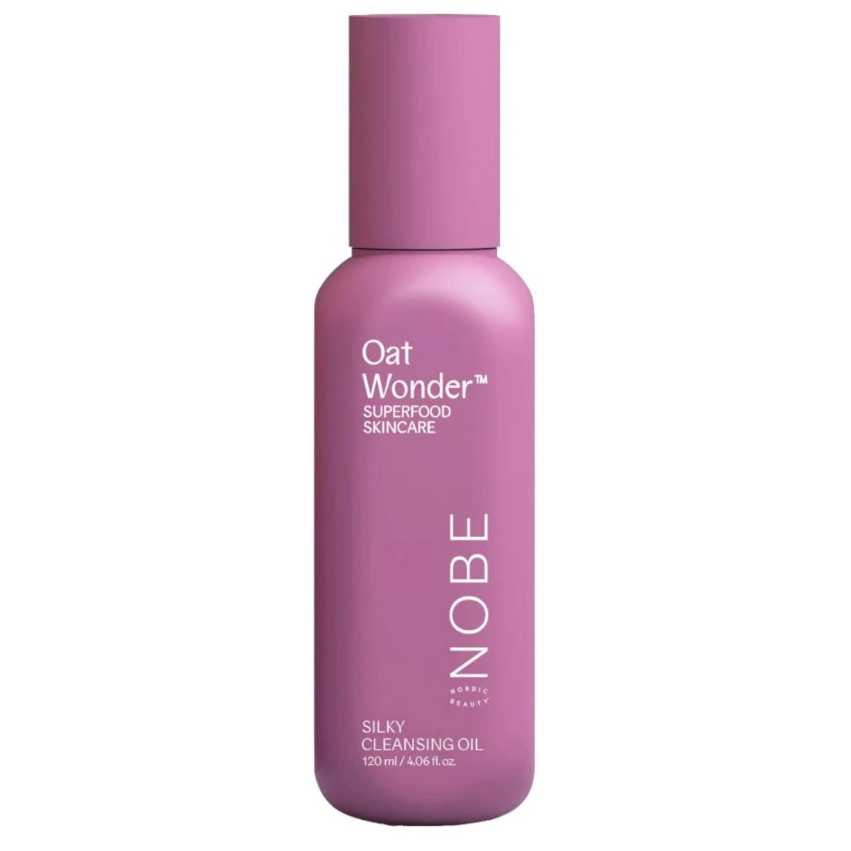 Nobe Oat Wonder Silky Cleansing Oil puhdistusöljy pullo 120 ml puhdistaa hellävaraisesti myös meikin. Sopii kaksoispuhdistukseen.