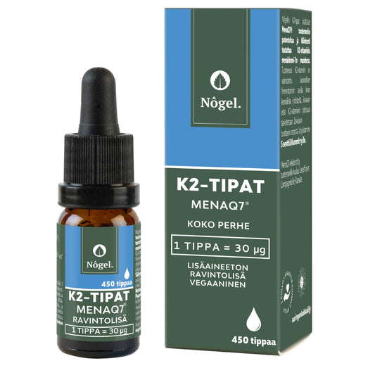 Nogel K2-tipat 30 mikrog/tippa 10 ml