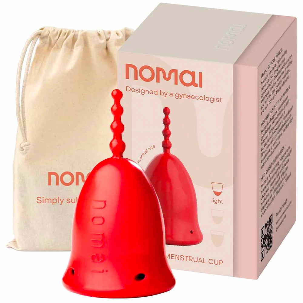 NOMAI Kuukuppi Light, punainen 1 kpl