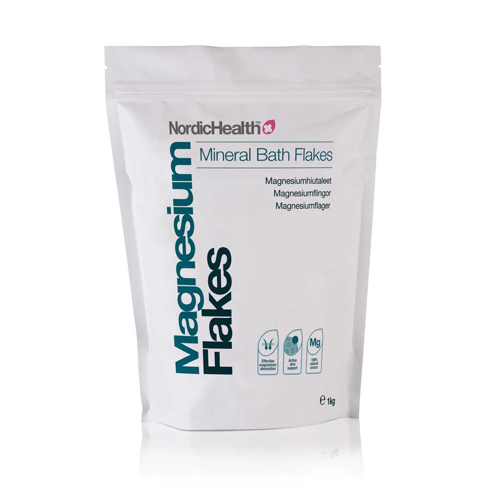 NORDIC Health Magnesium Flakes kylpyhiutaleet 1 kg