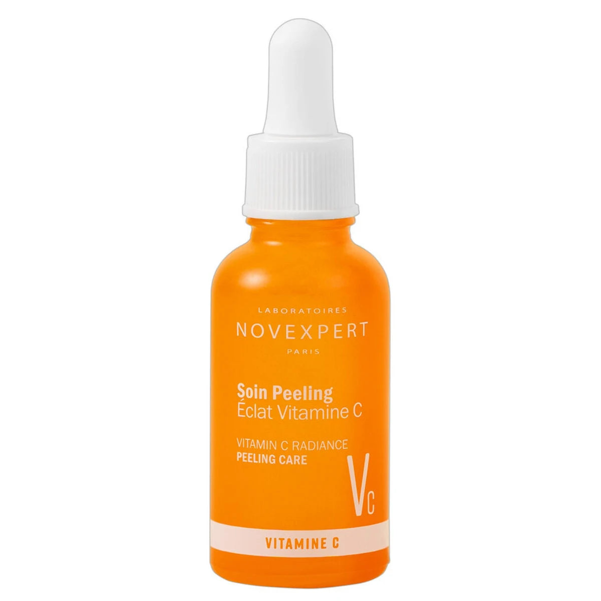 Novexpert C-Vitamiini Kuorintaneste 30 ml – Heleyttävä AHA-kuorinta ilman ärsytystä