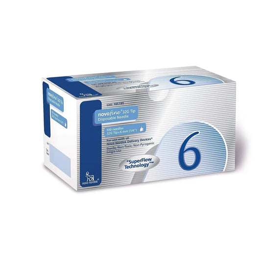 NOVOFINE 32G 6 mm kynäneula 100 kpl
