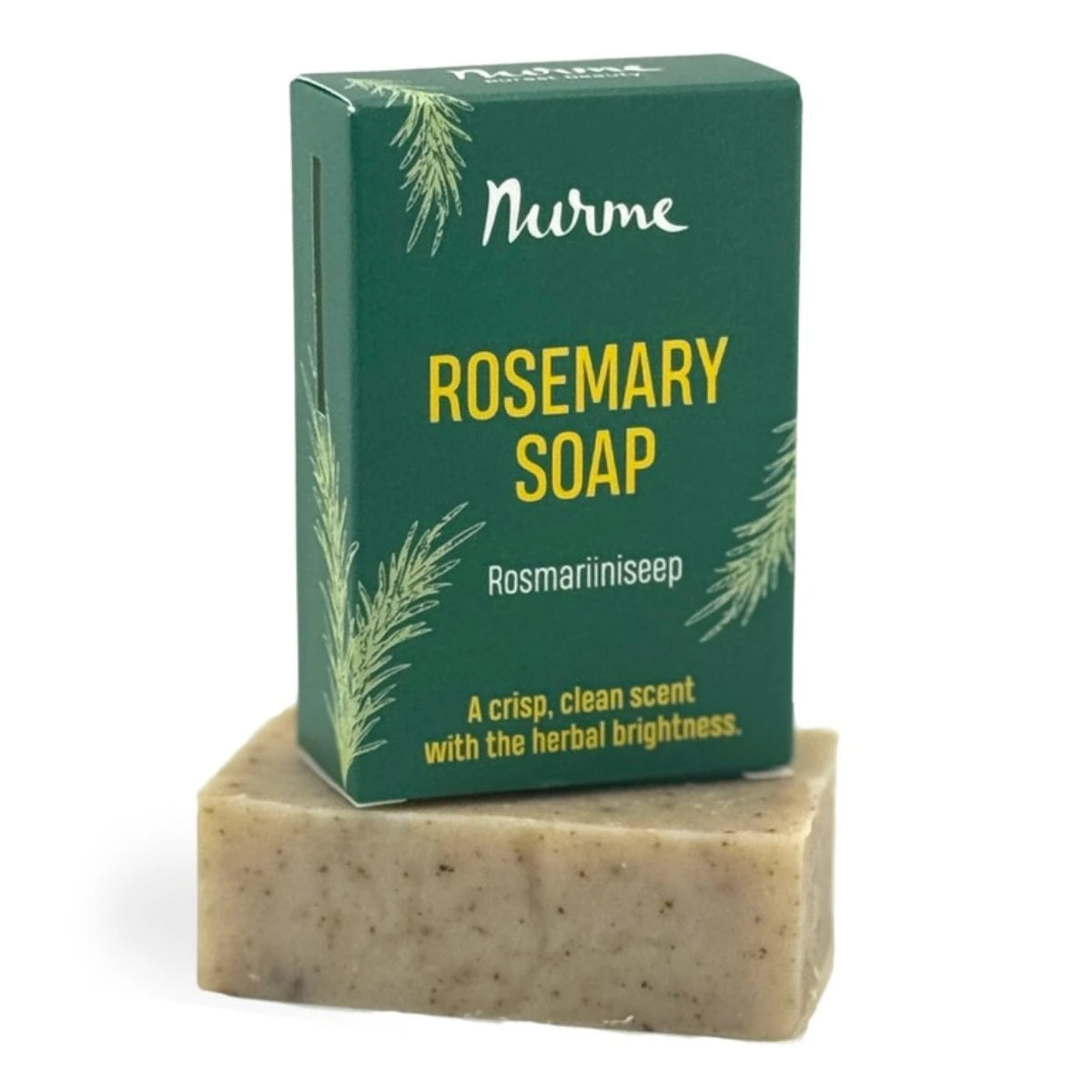 Nurme Rosmariini palasaippua 100 g – raikastava, käsintehty rosmariinisaippua