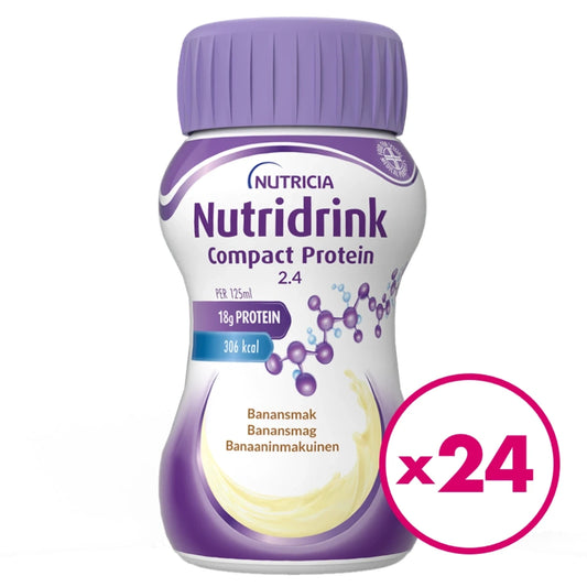 NUTRIDRINK Compact Protein Banaani 24 pulloa