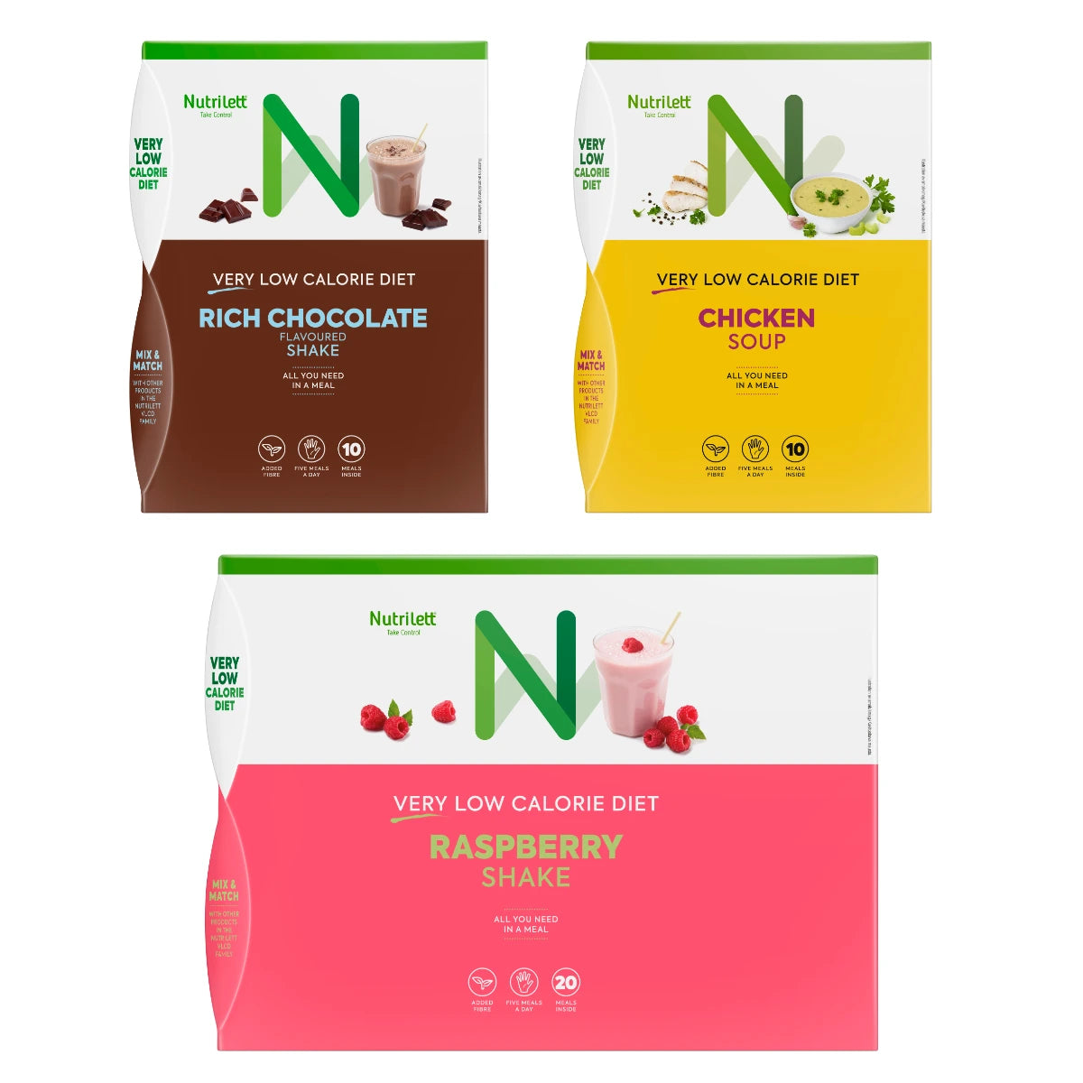 Nutrilett MIX VLCD ruokavalionkorvike 3-6 pkt säästöpakkaus