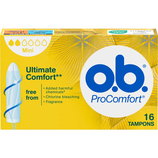 O.B. ProComfort Mini 16 kpl vähäiseen vuotoon