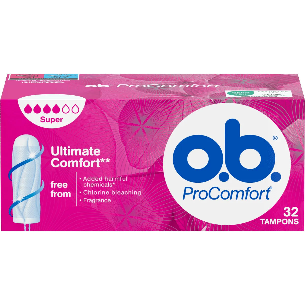 O.B. Procomfort Super tamponi 32 kpl