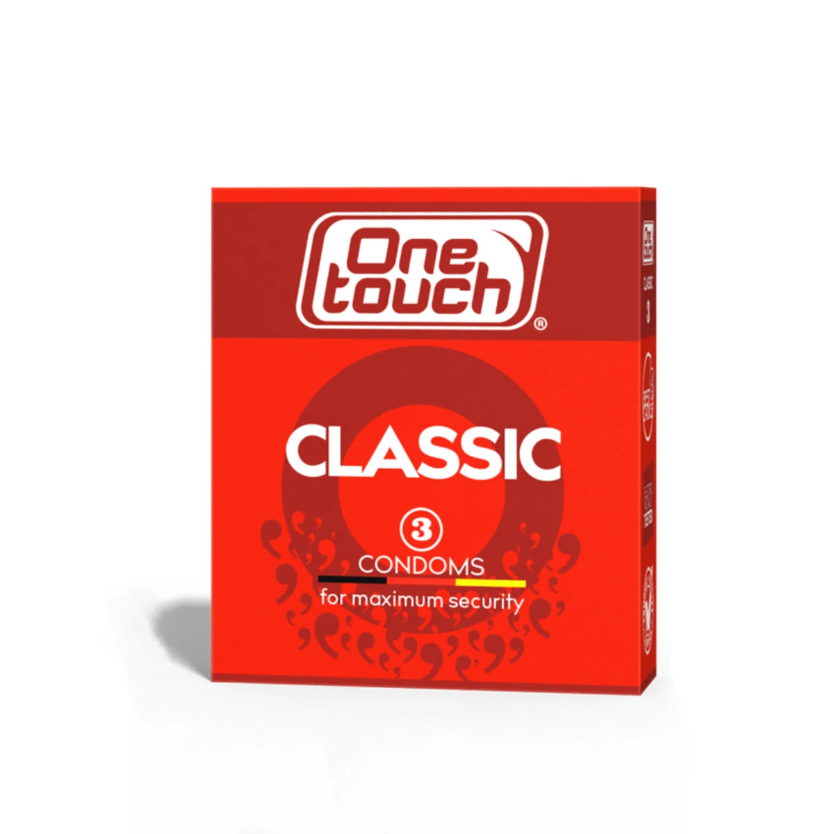 ONE TOUCH Classic liukastetut kondomit 3 kpl