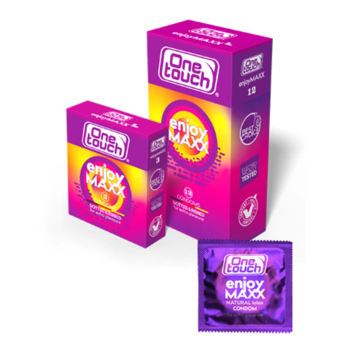 ONE Touch Enjoymaxx kondomit 12 kpl