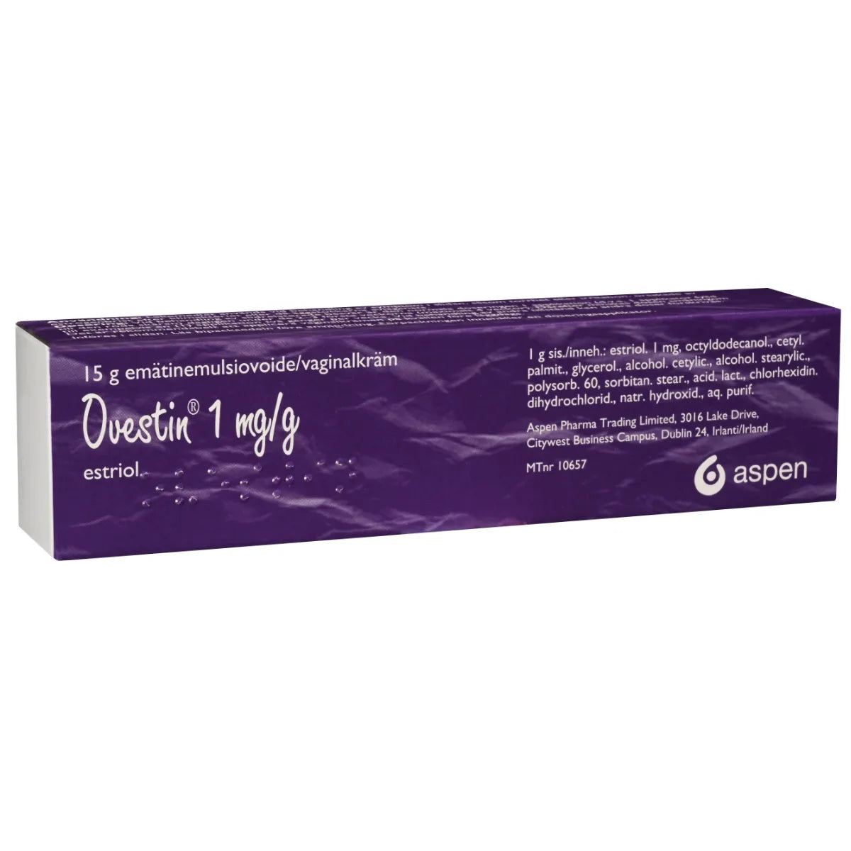 OVESTIN 1 mg/g emätinemulsiovoide asettimella 15 g