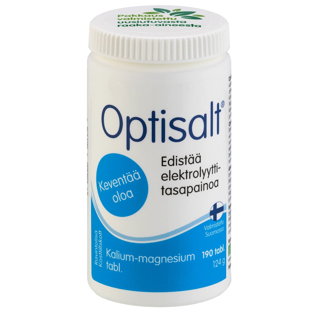 OPTISALT Kalium-magnesiumtabletti 190 kpl