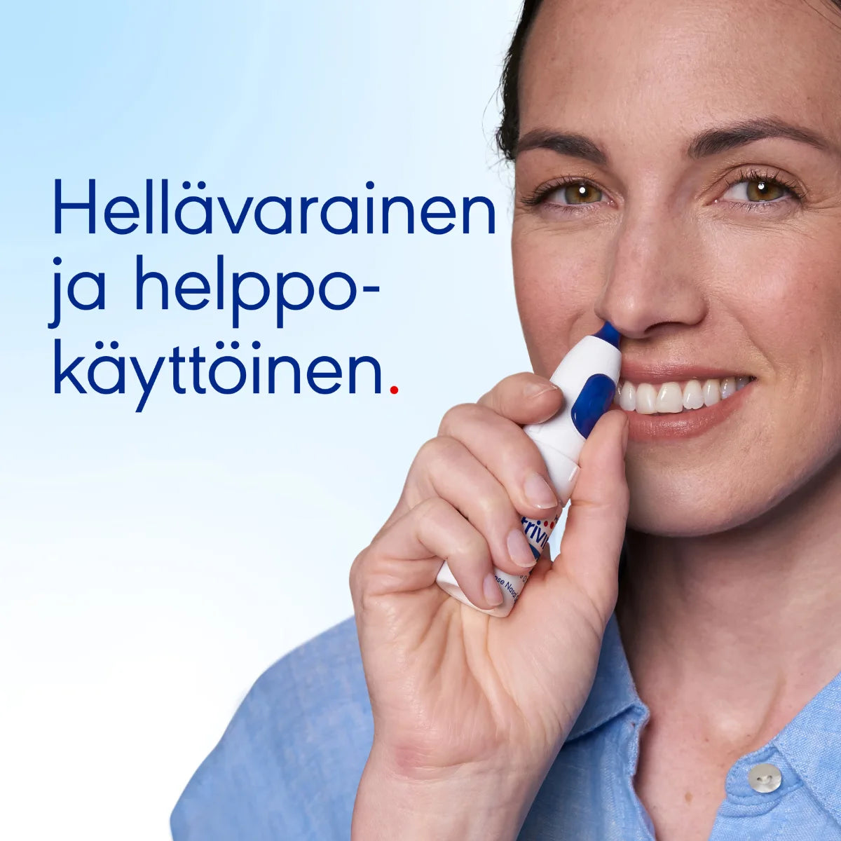 OTRIVIN Menthol Säilytysaineeton nenäsumute on hellävarainen ja helppokäyttöinen
