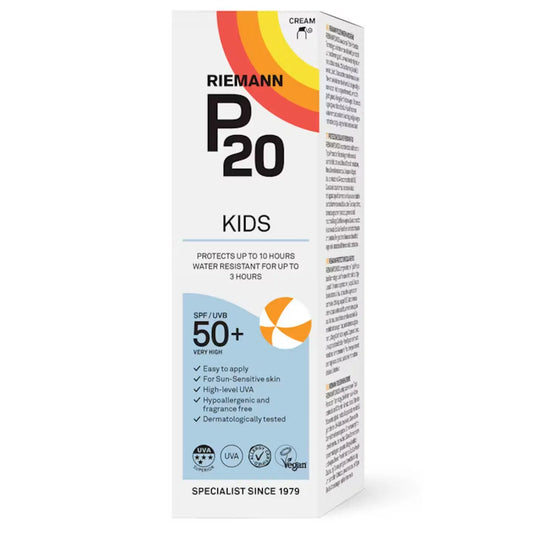 P20 Kids Cream SPF50+ aurinkosuoja 100 ml – aurinkoherkälle iholle