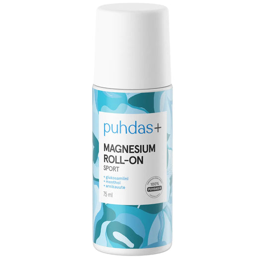 PUHDAS+ Magnesium Roll-On Sport 75 ml