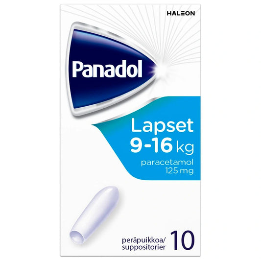 PANADOL 125 mg peräpuikko 10 kpl