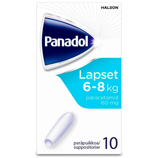 PANADOL 60 mg peräpuikko 10 kpl