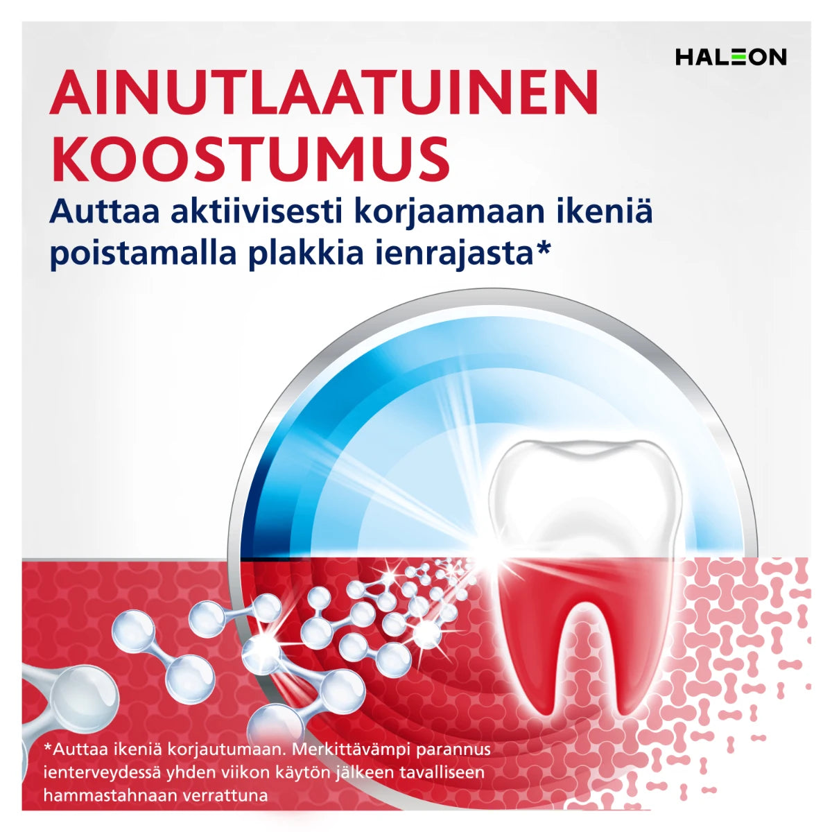 Parodontax Active Gum Repair hammastahna 75 ml ainutlaatuinen koostumus poistaa plakkia ienrajasta
