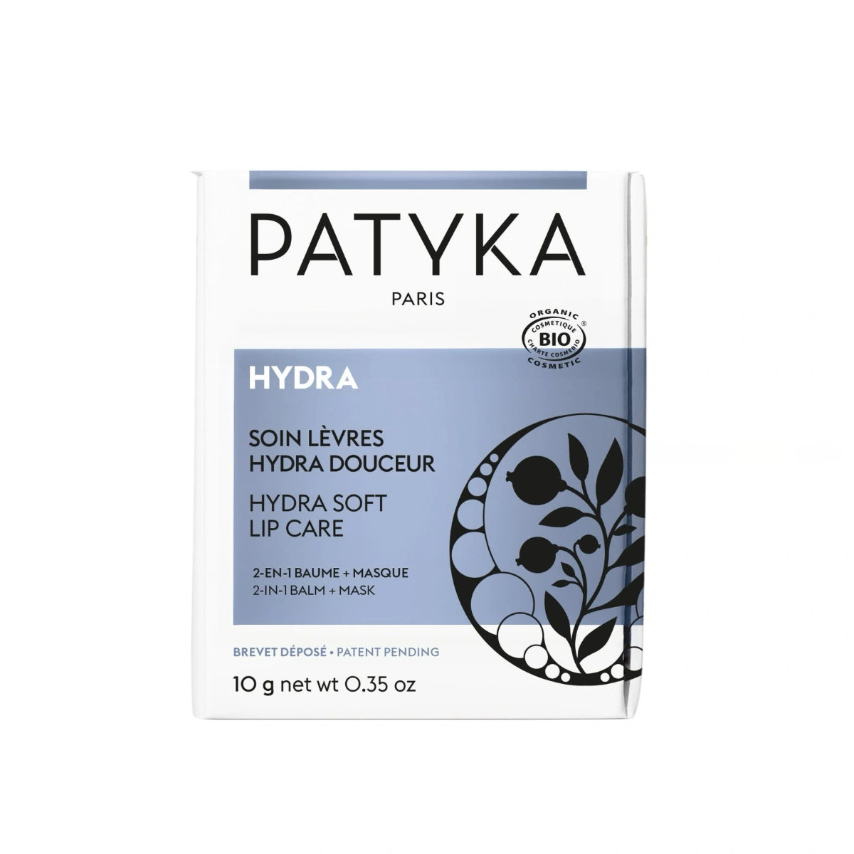 Patyka Hydra Soft Lip Care huulivoide ja huulinaamio