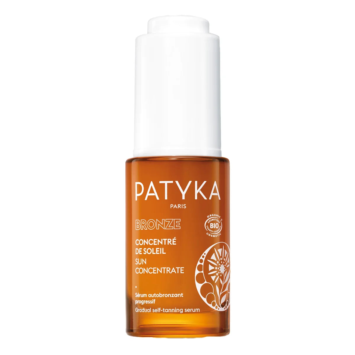 Patyka Sun Concentrate 15 ml – asteittain päivettävä itseruskettava seerumi kasvoille