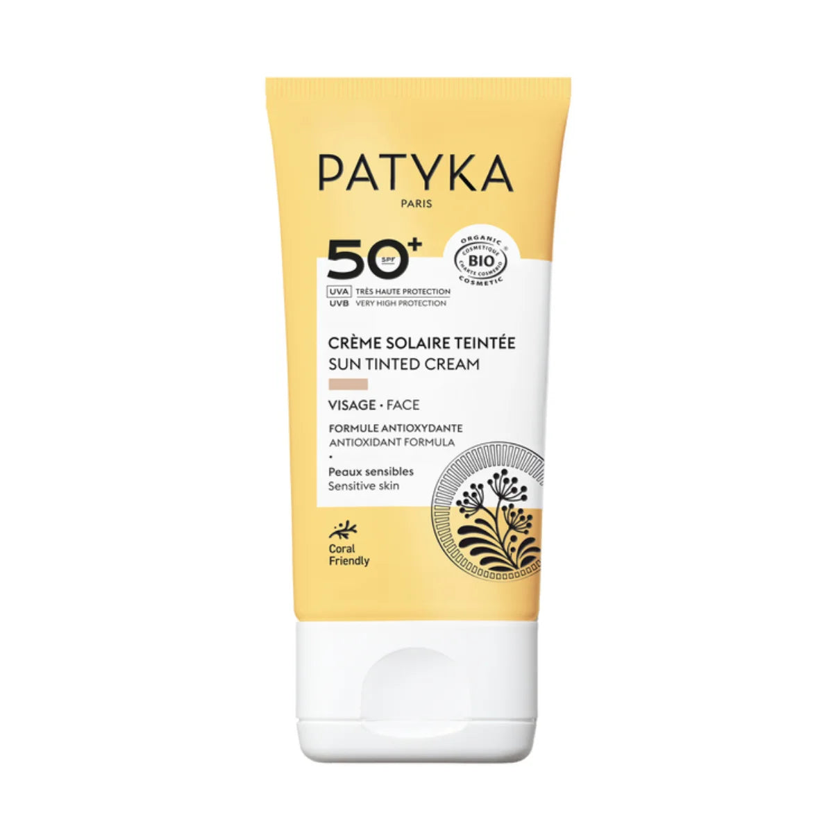 Patyka Tinted Face Sun Cream SPF50+ Nude 40 ml