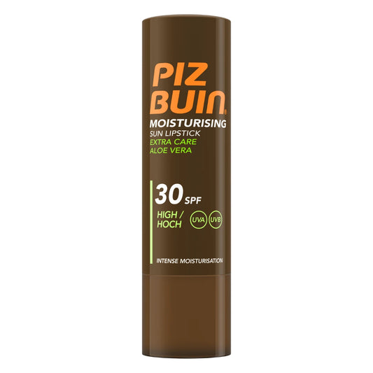PIZ BUIN Lipstick SPF30 Aloe Vera huulivoide 4,9 g aurinkosuoja voidepuikko suojaa huulet auringolta