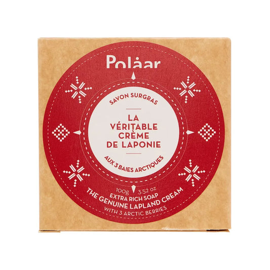 Polaar Lapland Extra Rich Cleansing Bar 100 g – Ravitseva ja hellävarainen puhdistussaippua