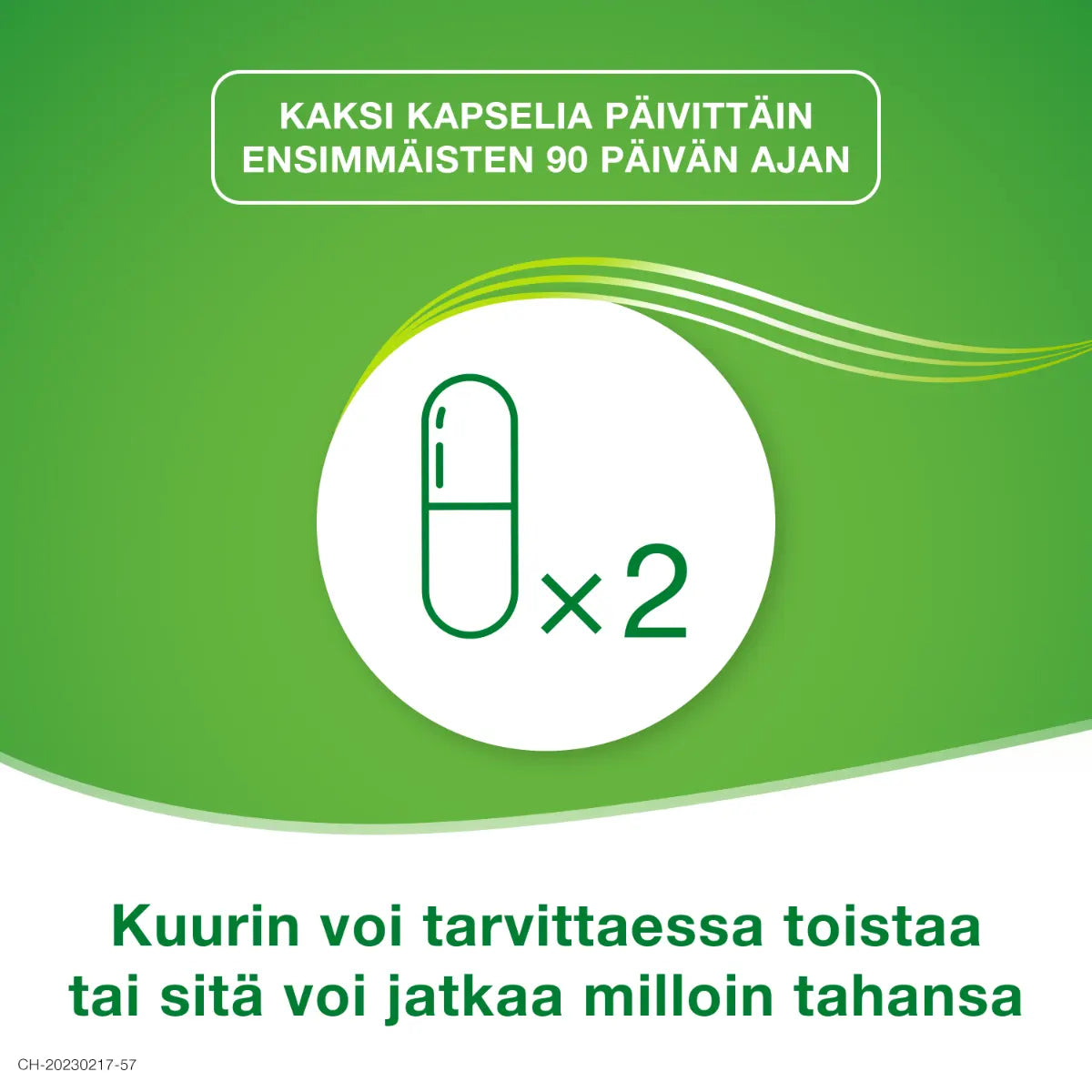 PRIORIN Extra kapseli 60 kpl soveltuu kuuriluontaiseen käyttöön