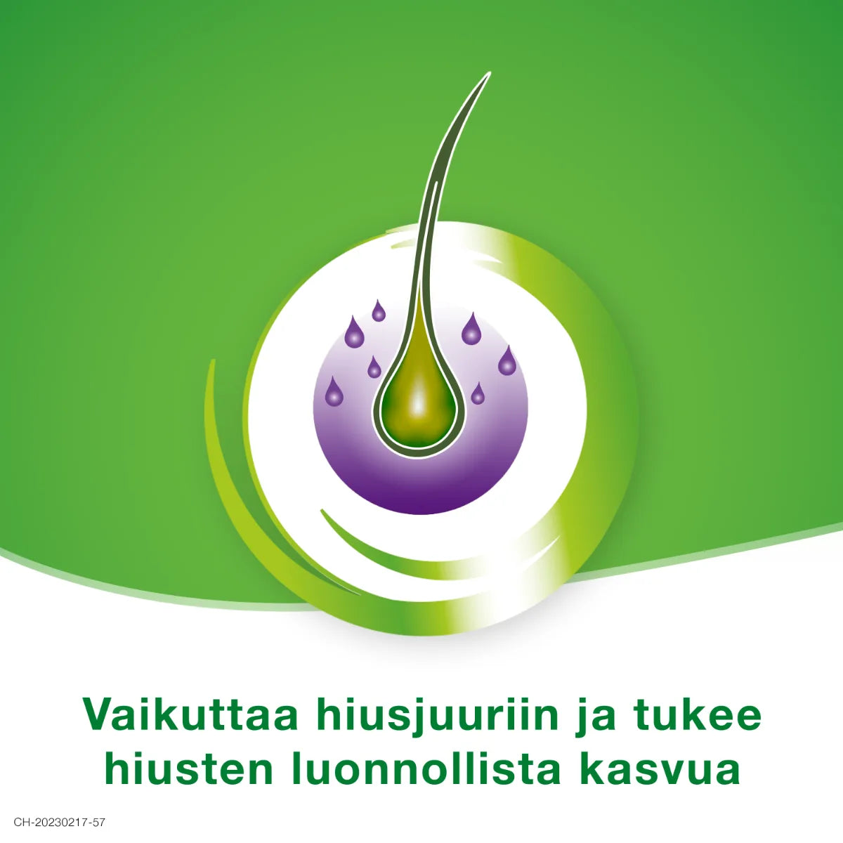 PRIORIN Liuos hiustenkasvuun 50 ml vaikuttaa hiusjuuriin