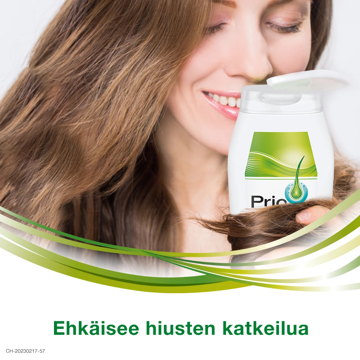 PRIORIN Shampoo ehkäisee hiusten katkeilua