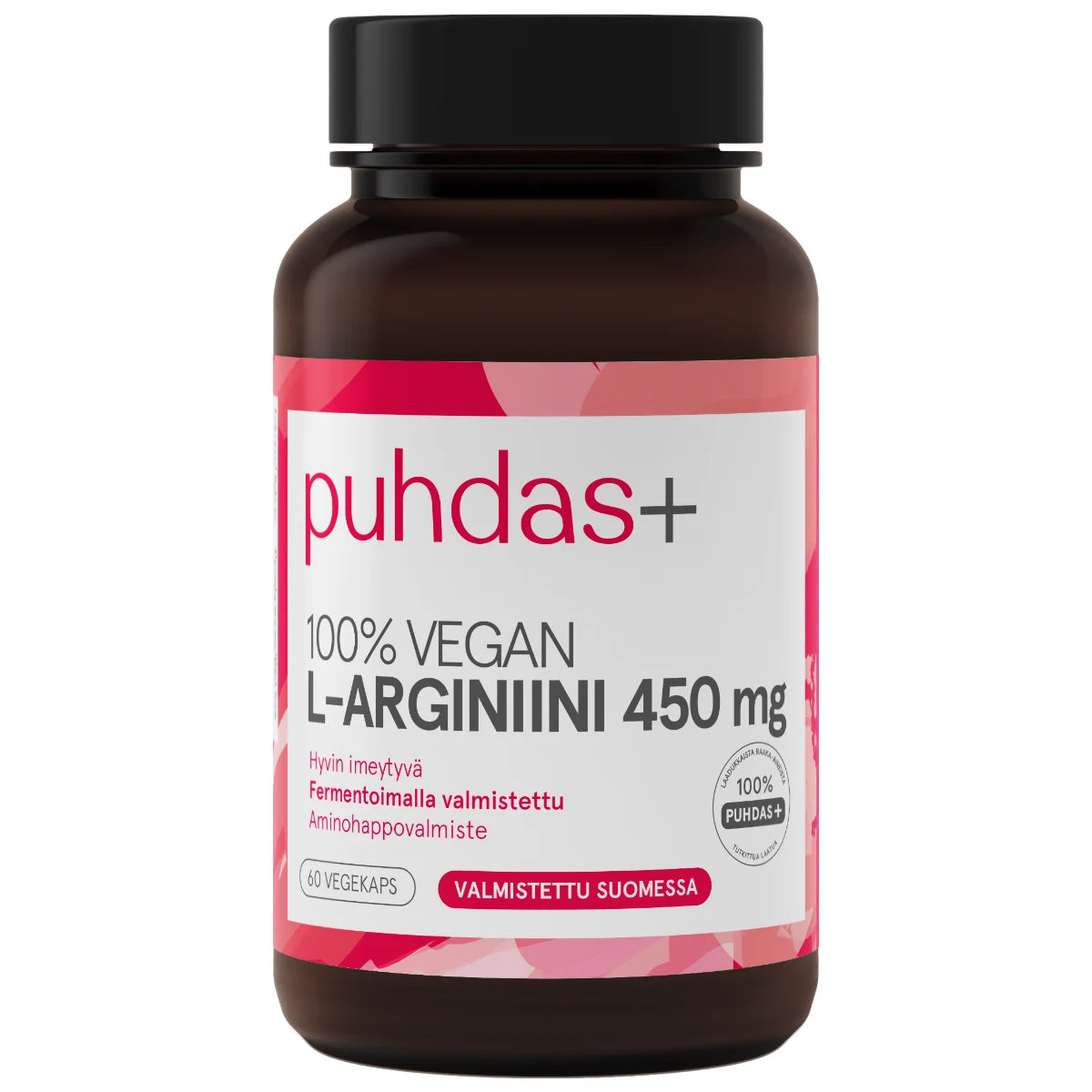 Puhdas+ L-Arginiinikapseli 450 mg 60 kpl